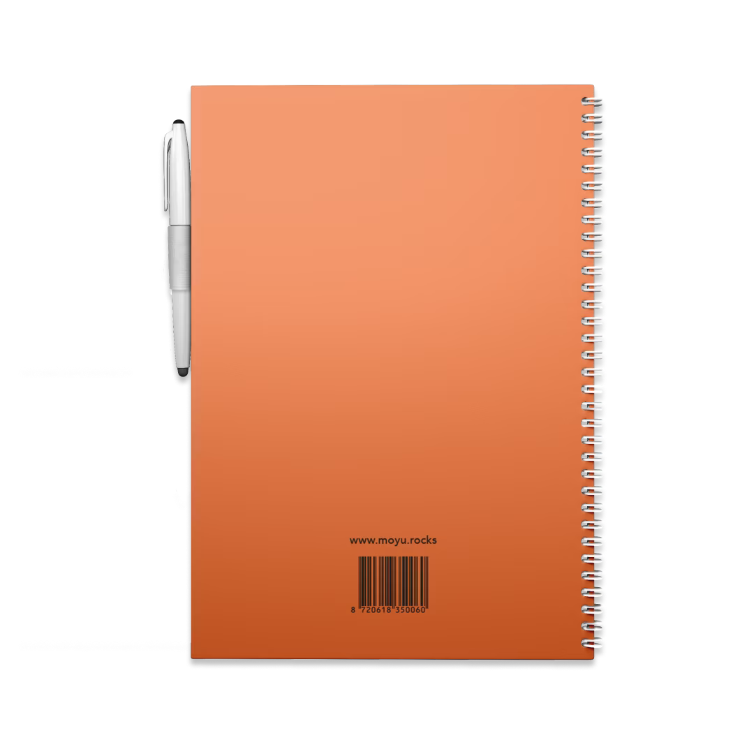 Erasable Notebook A4 - Sunset Orange