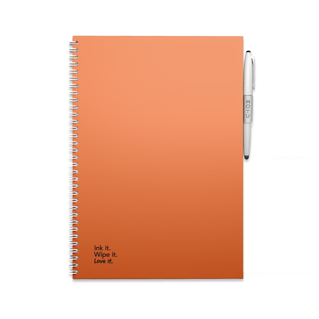 Erasable Notebook A4 - Sunset Orange