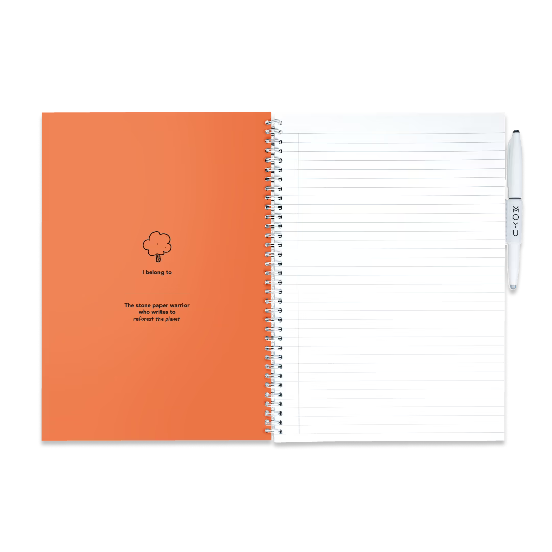 Erasable Notebook A4 - Sunset Orange
