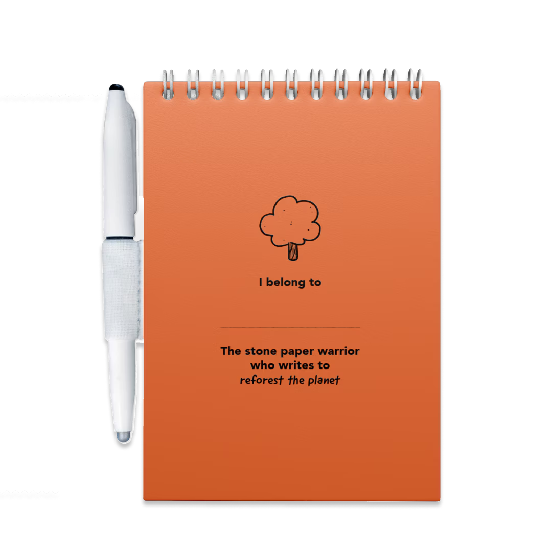 Erasable Notepad A6 - Sunset Orange