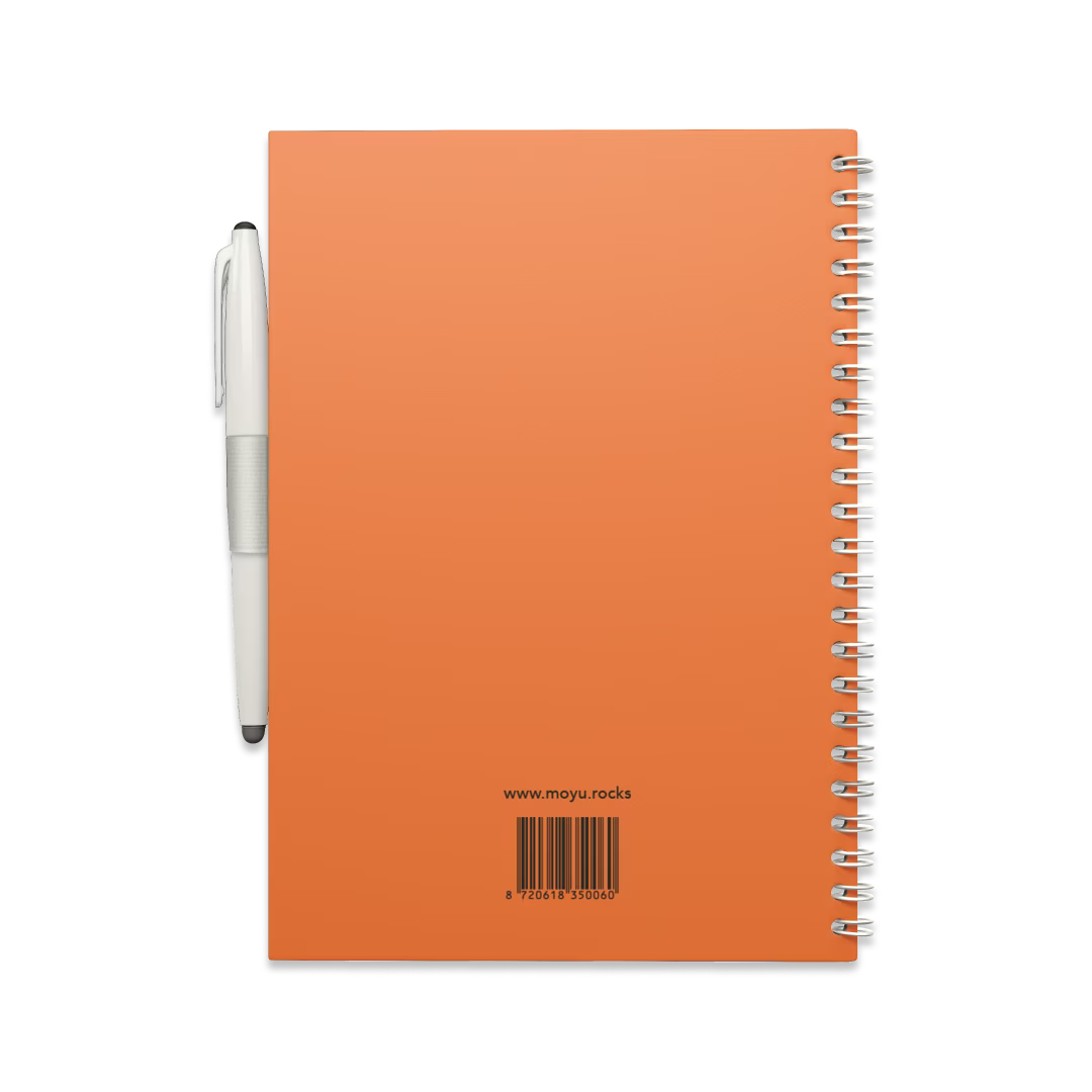 Erasable Agenda A5 - Sunset Orange