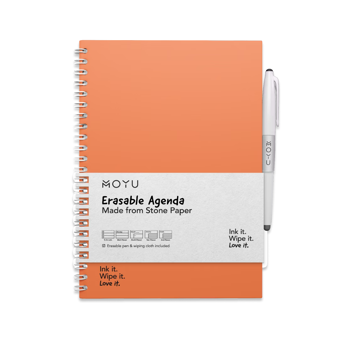Erasable Agenda A5 - Sunset Orange