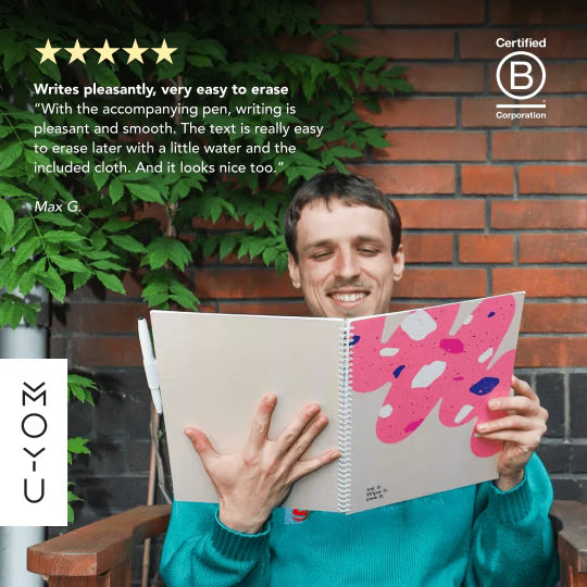 Uitwisbaar Schrijfblok A6 - Flashy Moss