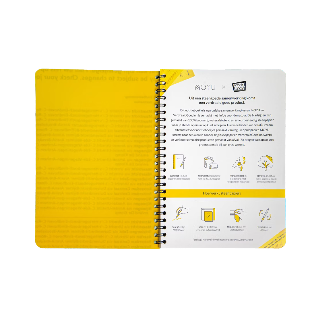 Uitwisbaar Notitieboek A5 - VerdraaidGoed