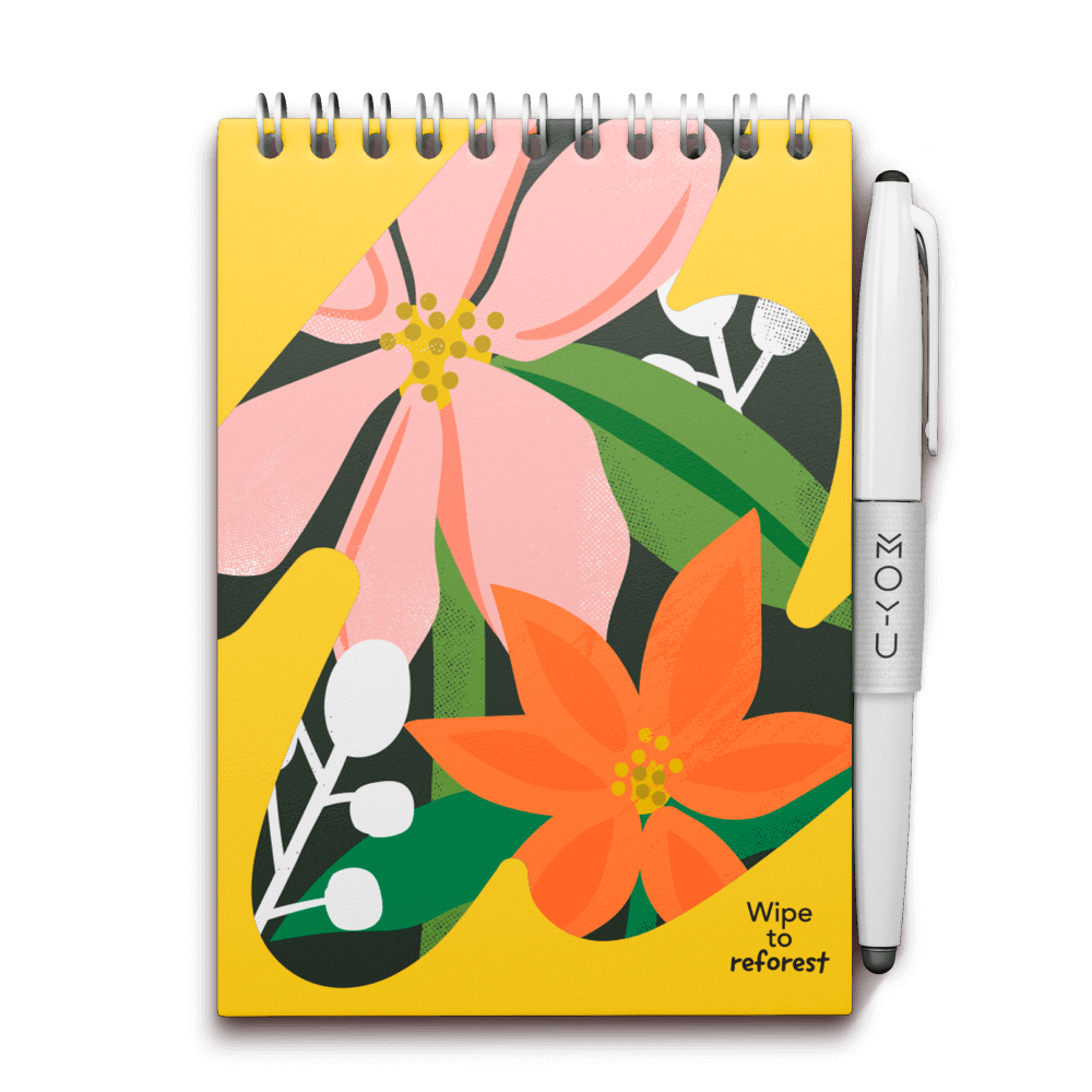 Erasable notebook A6 Flower Vibes front cover