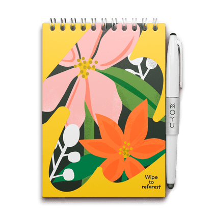 Erasable notebook A6 Flower Vibes front cover